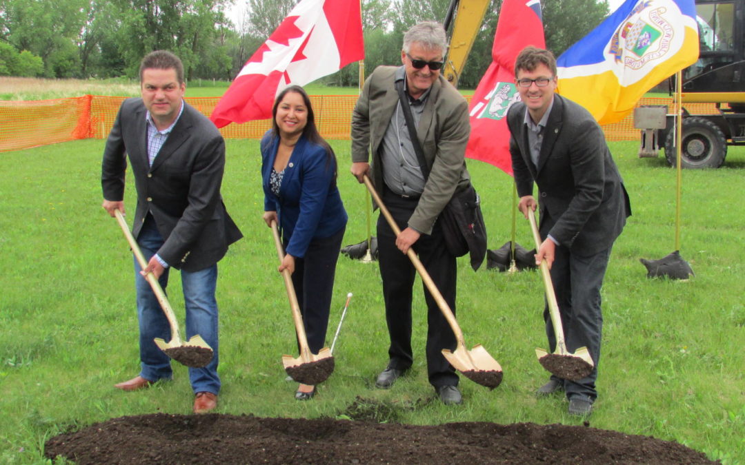 Ground breaking – Chief Peguis Greenway Extension