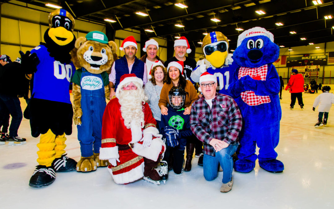 Community fun at Skate with Santa